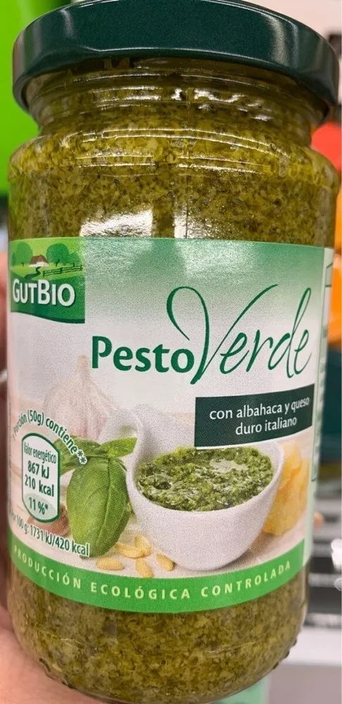 Pesto verde ecológico