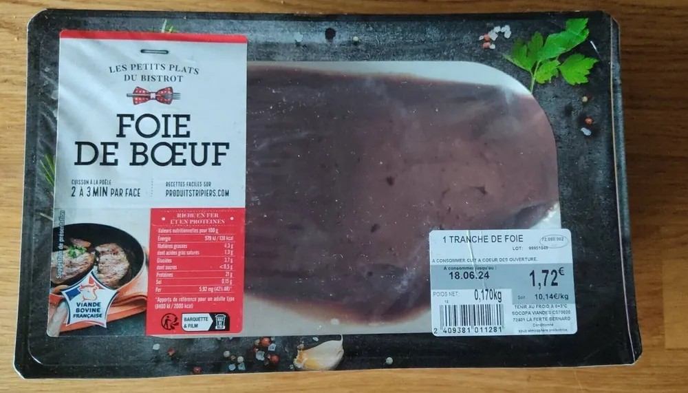 Foie de bœuf