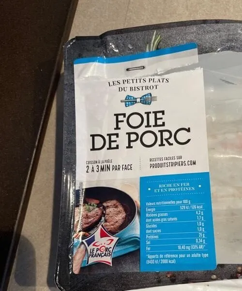 Foie de porc