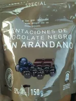 Tentaciones de chocolate negro con arándano