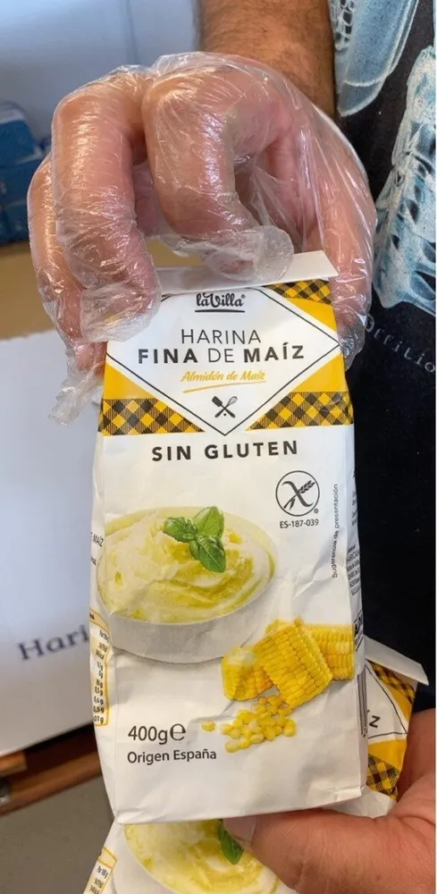 Harina fina de maíz sin gluten