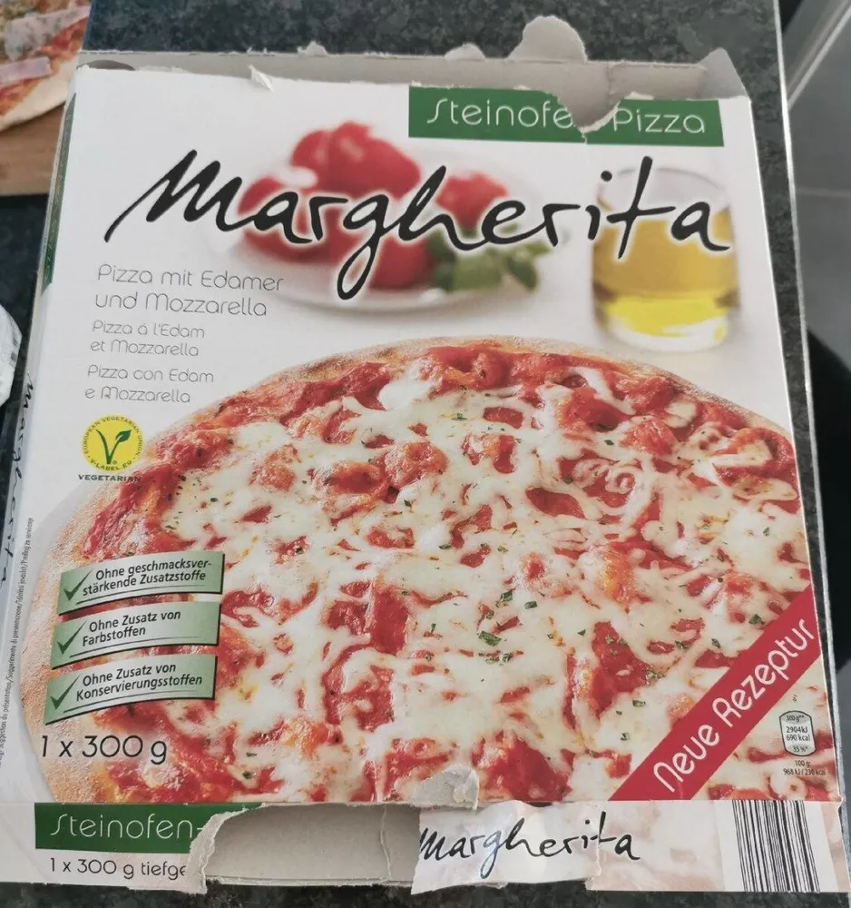 Margherita, Steinofen-pizza