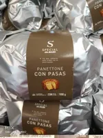 Panettone con pasas