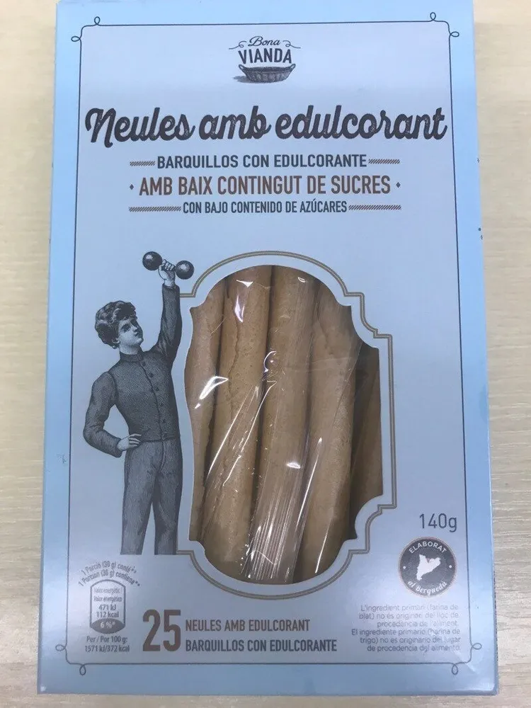 Neules amb edulcorant