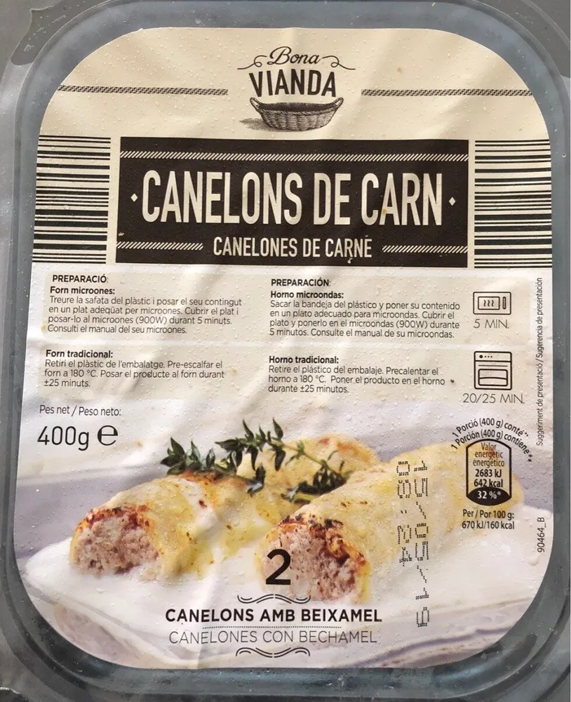 Canelons de carn