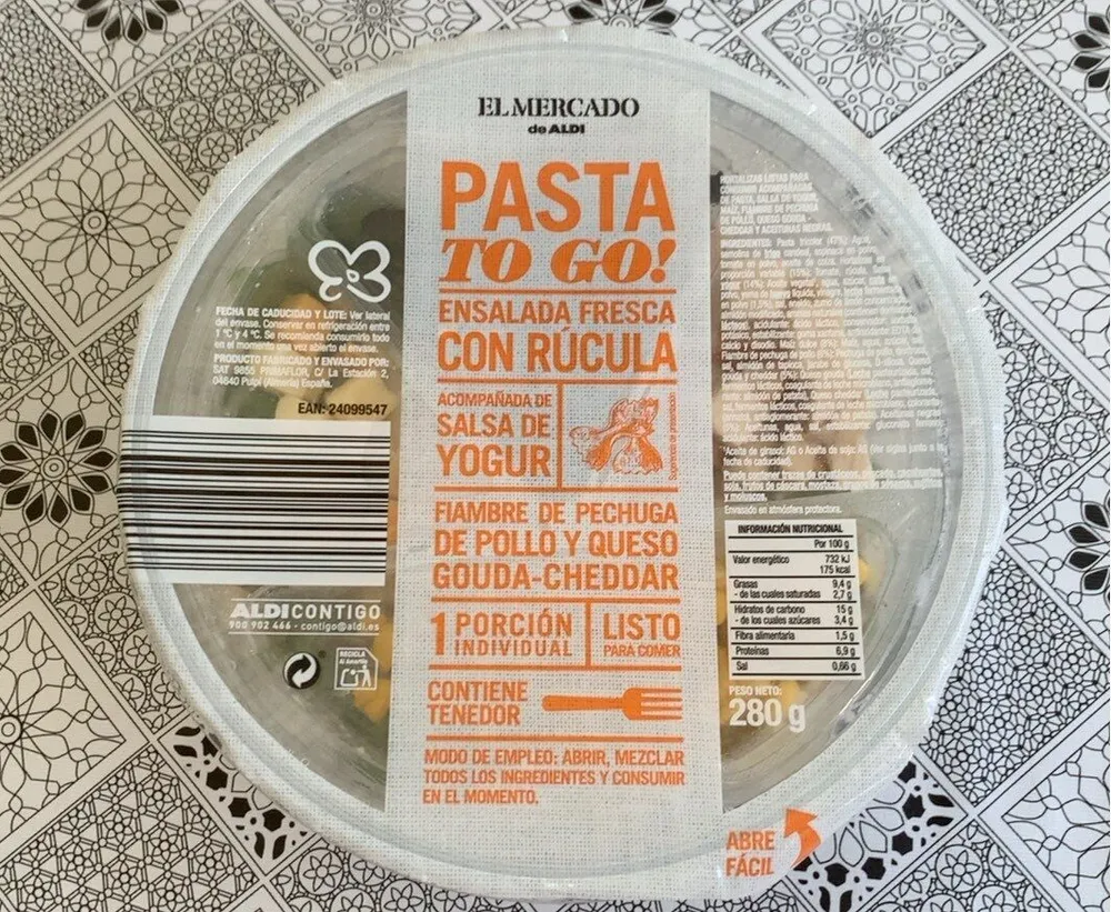 Ensalada fresca de pasta