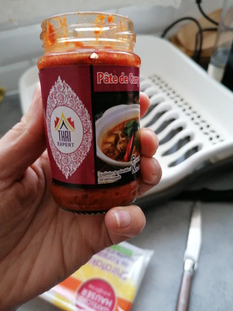 pâte de curry rouge