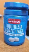 Liquirizia confettata gusto anice e menta