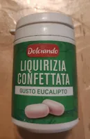 Liquirizia confettata gusto eucalipto