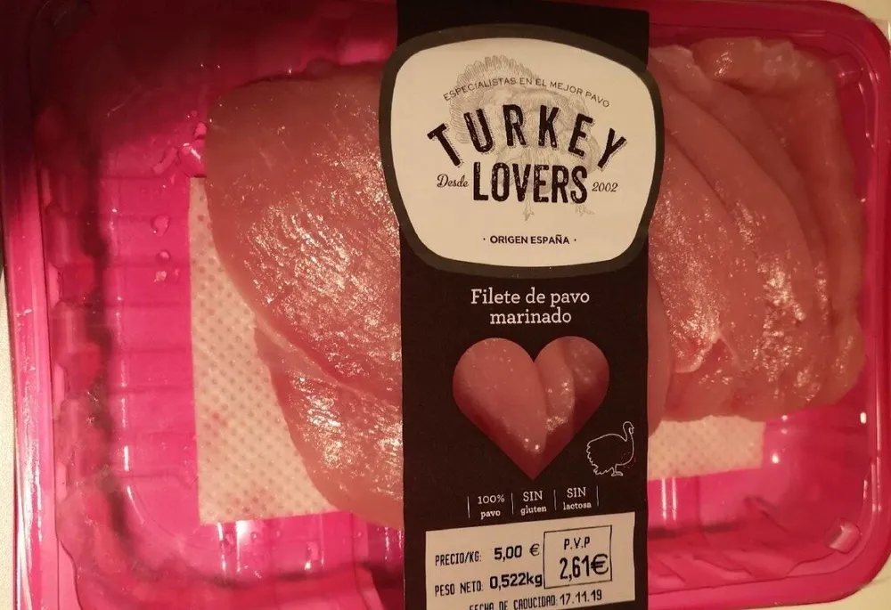 Filete de pavo marinado