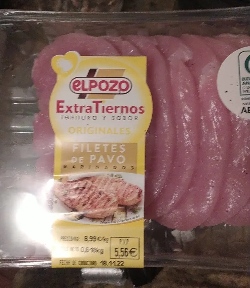 Filetes de pavo