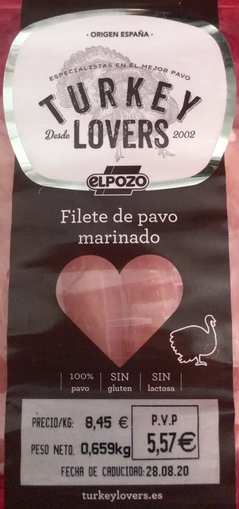 Filete de pavo marinado