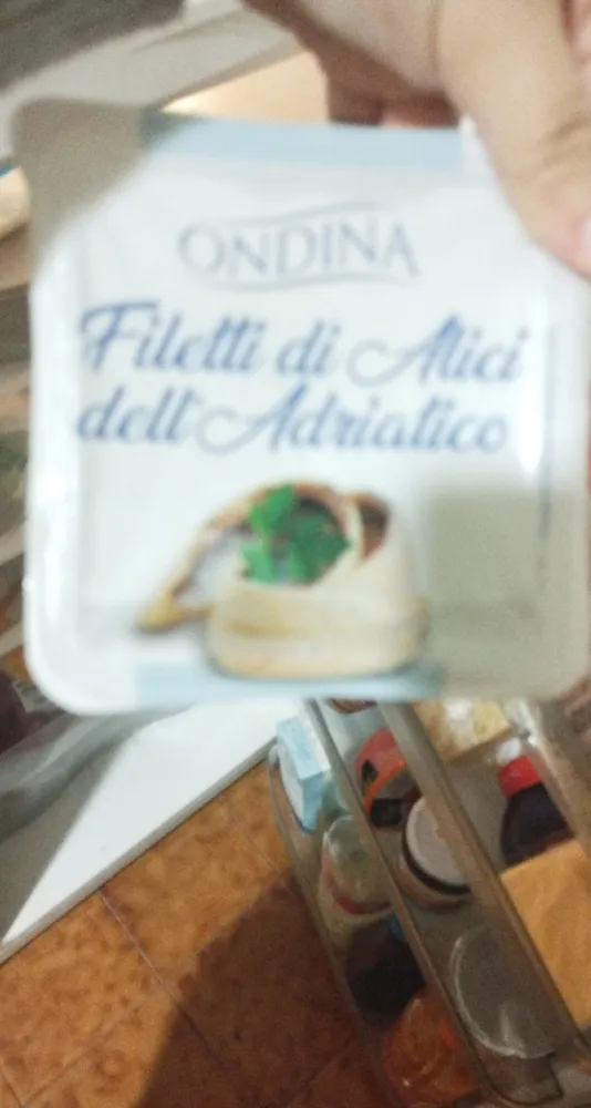 Filetti di alici dell'adriatico