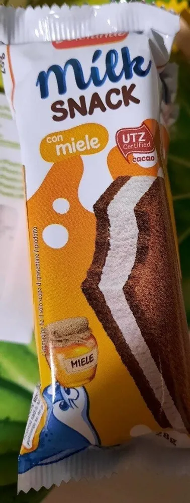 Milk snack con miele