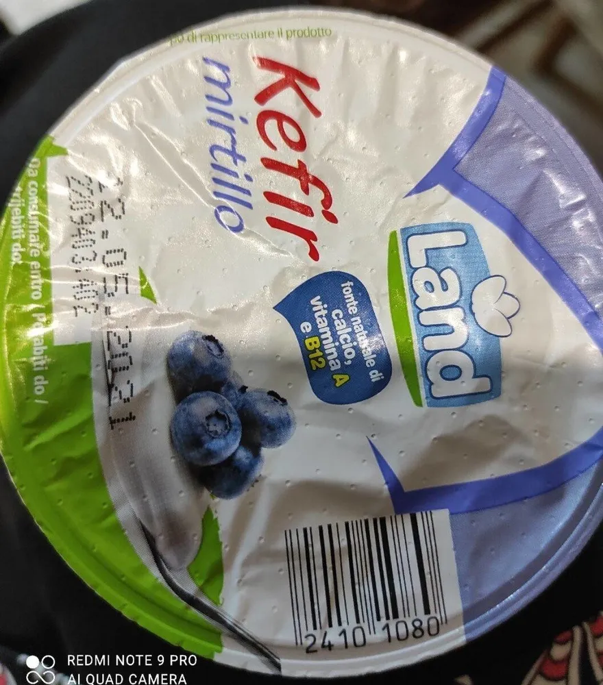 Kefir mirtillo