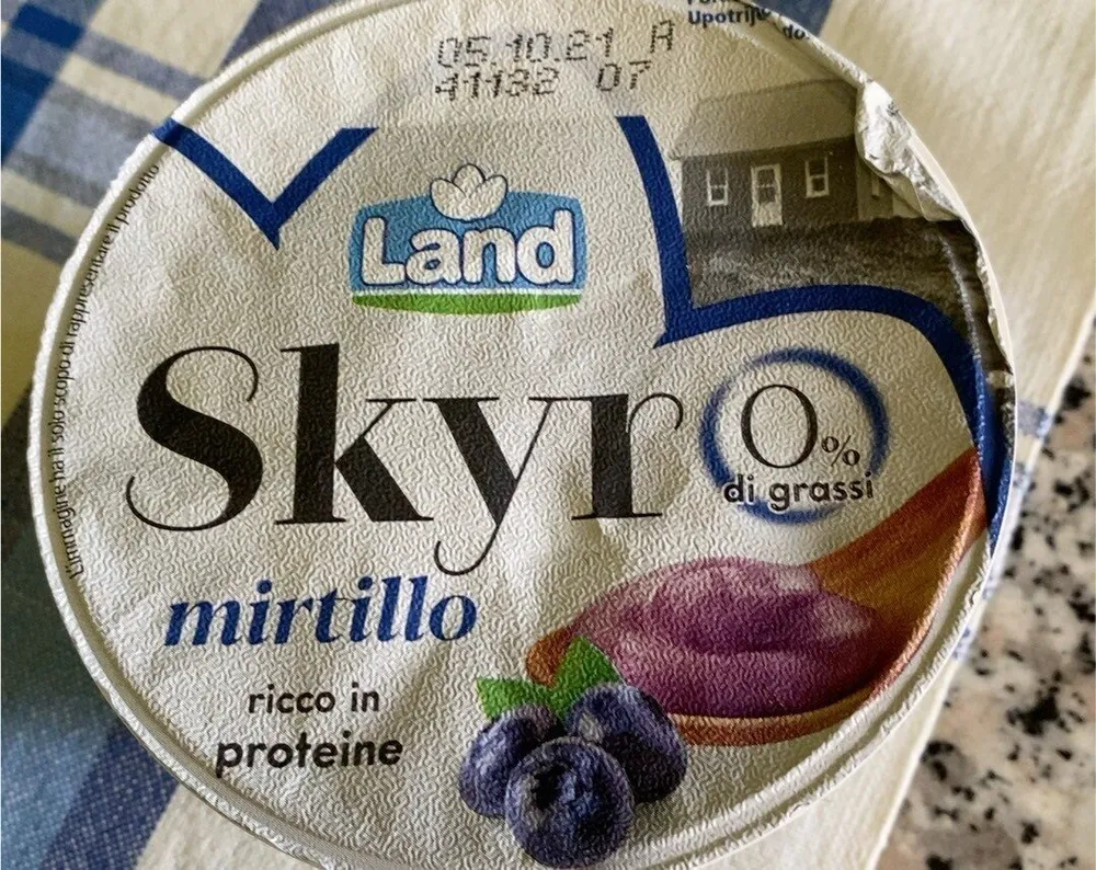 Skyr mirtillo