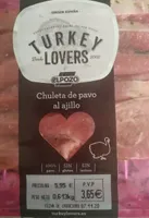 Chuletas de pavo al ajillo