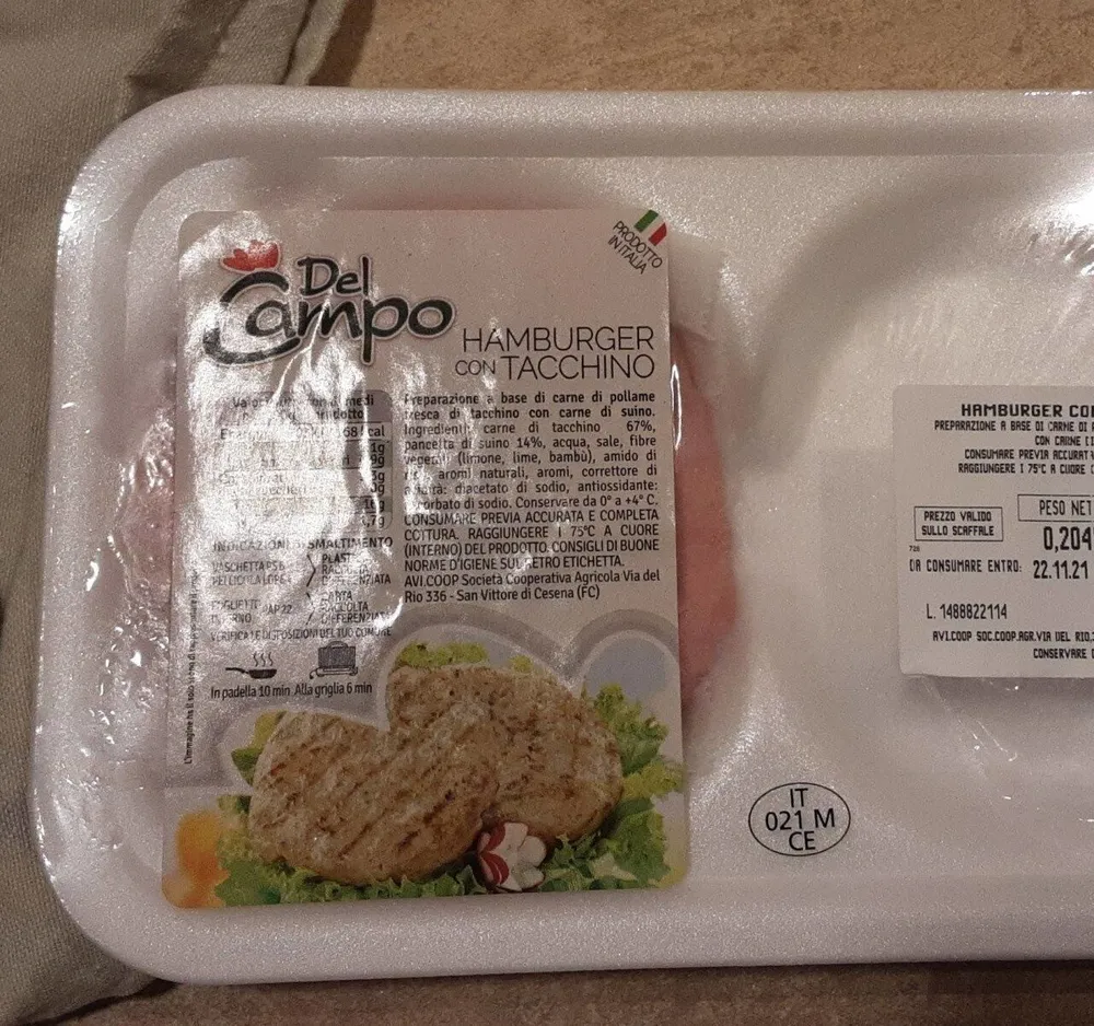 Hamburger con tacchino