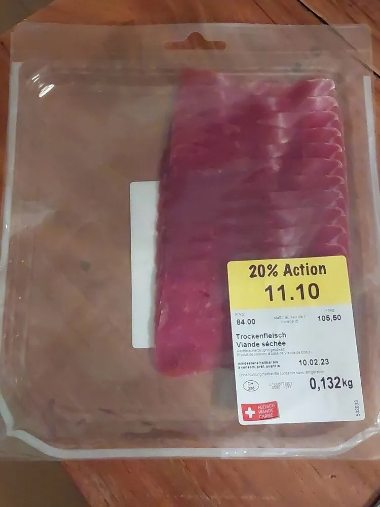 Trockenfleisch