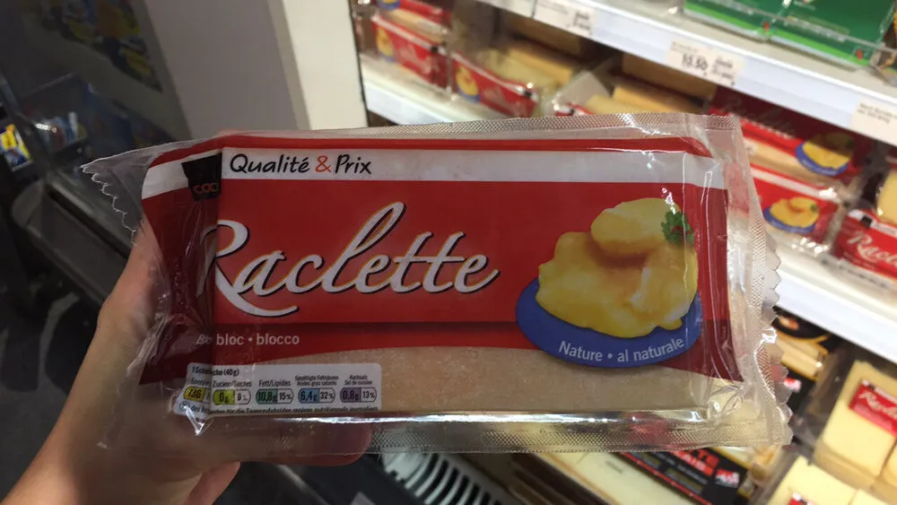 Qualité & Prix - Raclette bloc Naturale