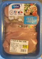 6 Filets de poulet