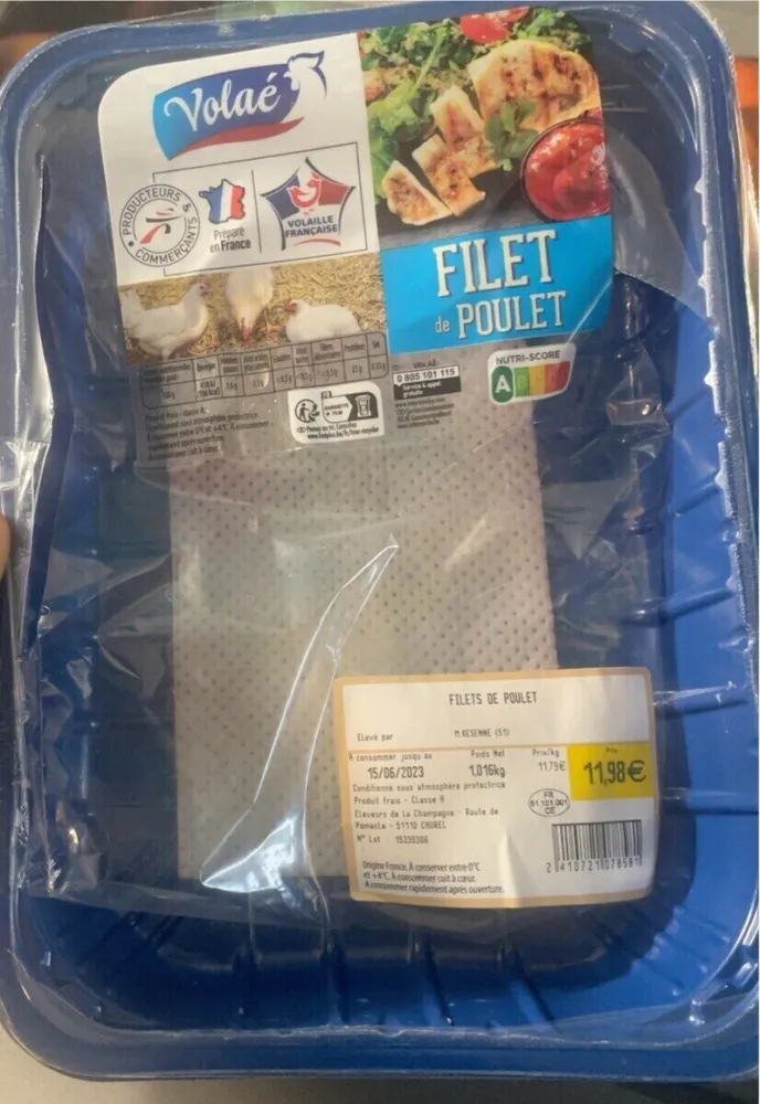 Filet de poulet