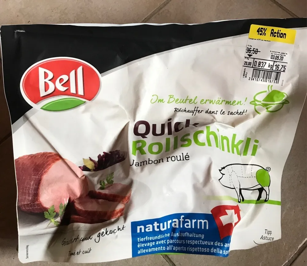 Quick-Rollschinkli-Jambon roulé