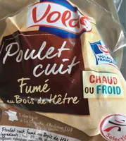 Poulet cuit fumé au bois de hêtre