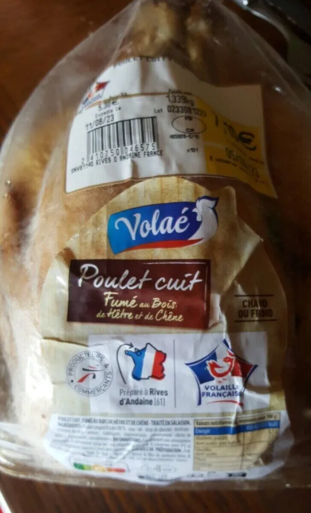Poulet cuit