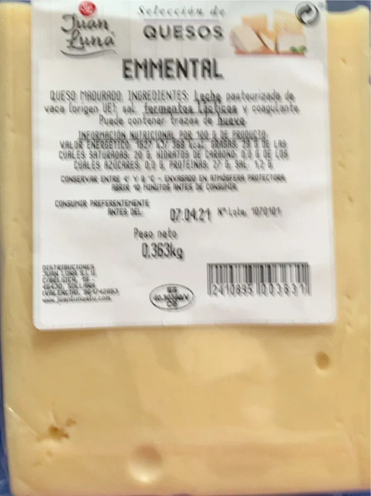 Queso Emmental