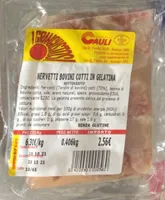 Nervetti bovini cotti in gelatina