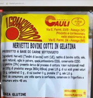 Nervetti bovini cotti in gelatina