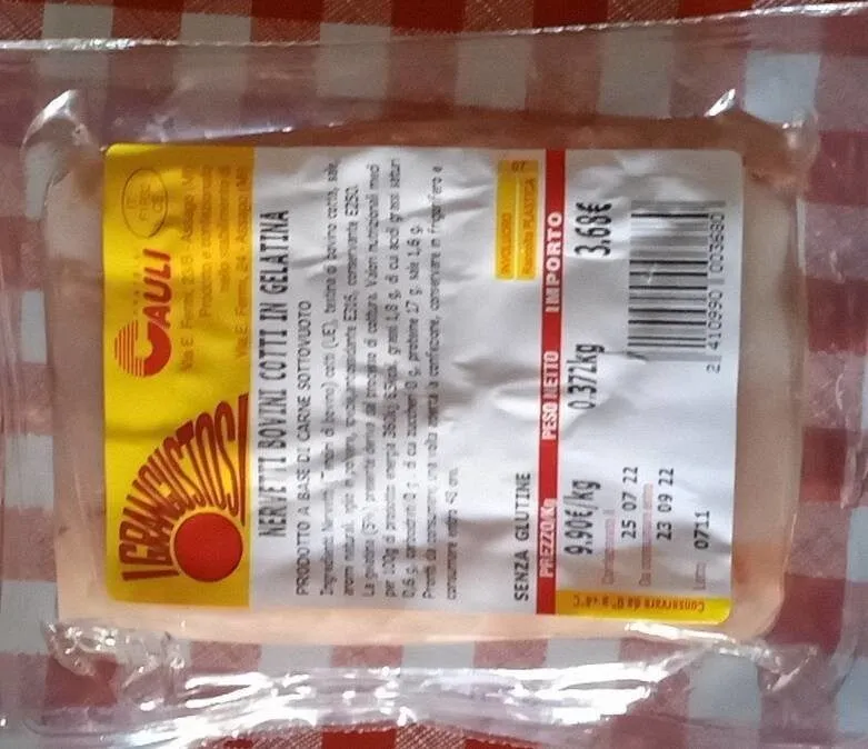 Nervetti Bovini Cotti in Gelatina