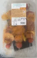 3 Brochettes de porc à l’antillaise