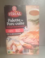 Palette porc cuite et son jus aux aromates