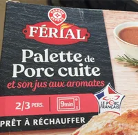 Palette de porc cuite