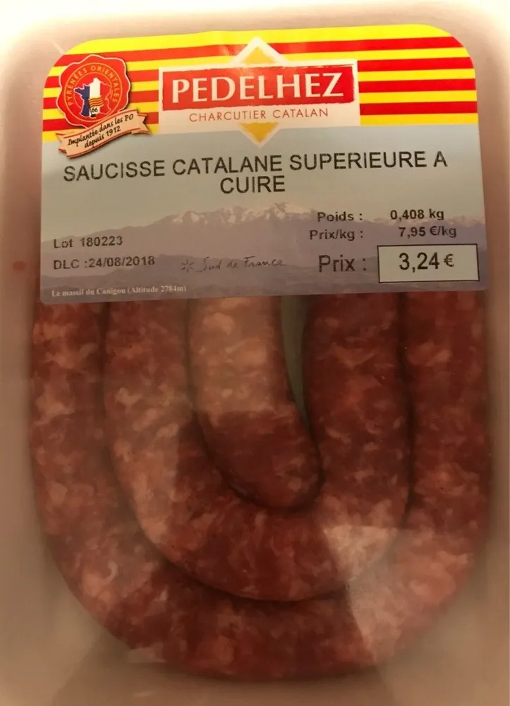Saucisse catalane superieure a cuire