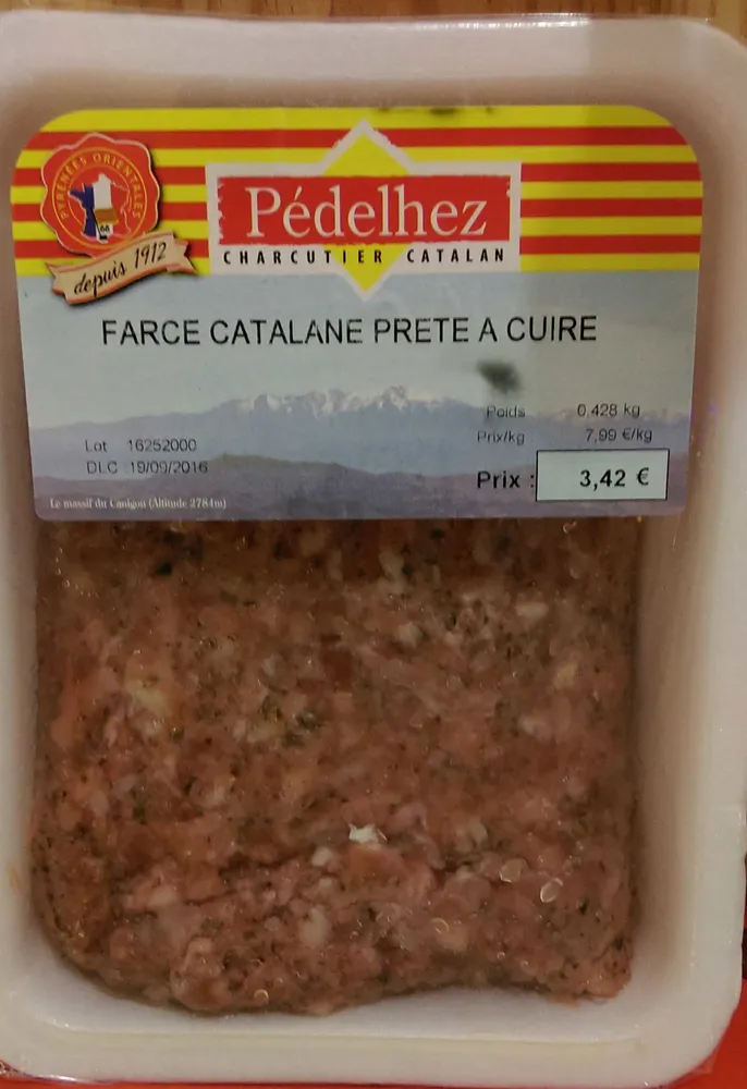 Farce catalane prête à cuire
