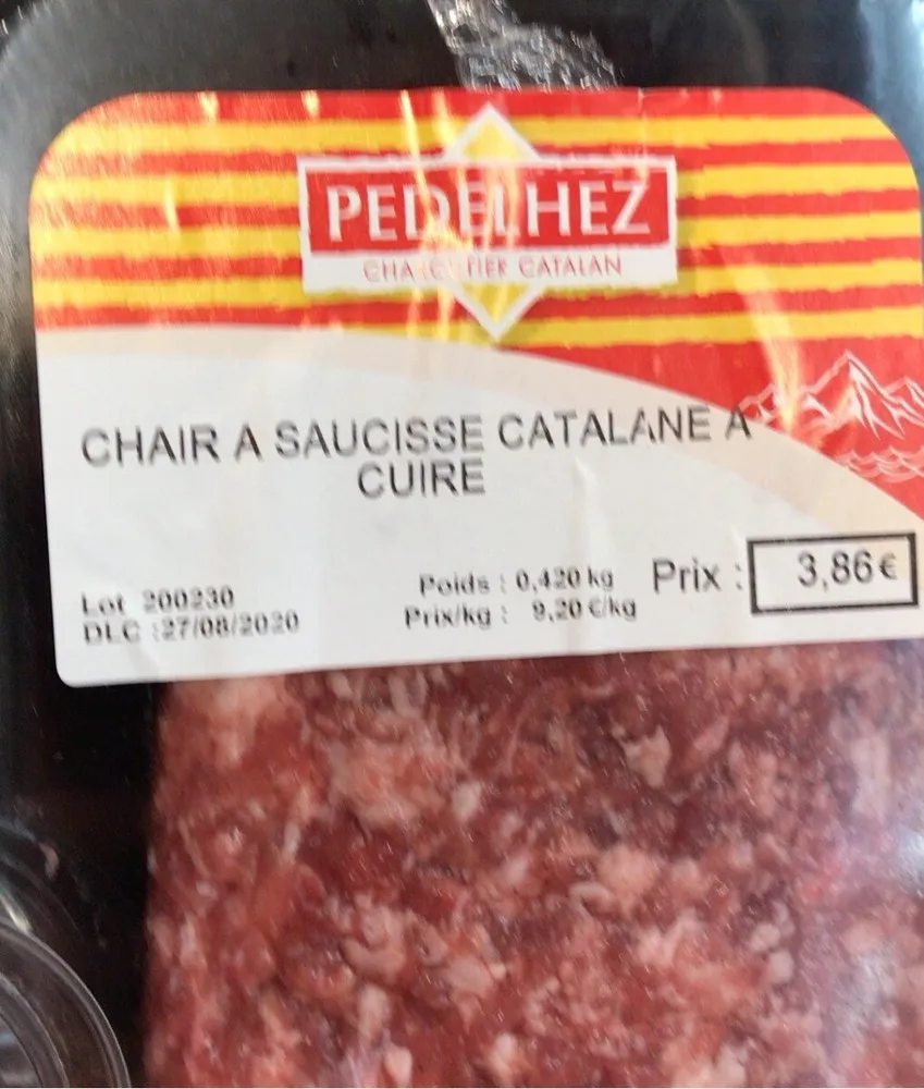 Chair a saucisse catalane