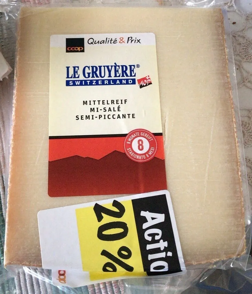 Formaggio Gruyere