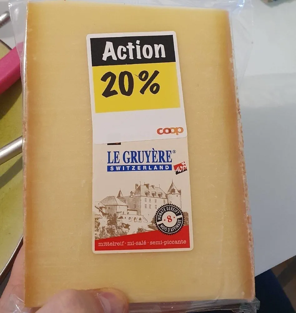 Gruyère mi salé
