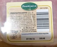 Prosciutto cotto scelto