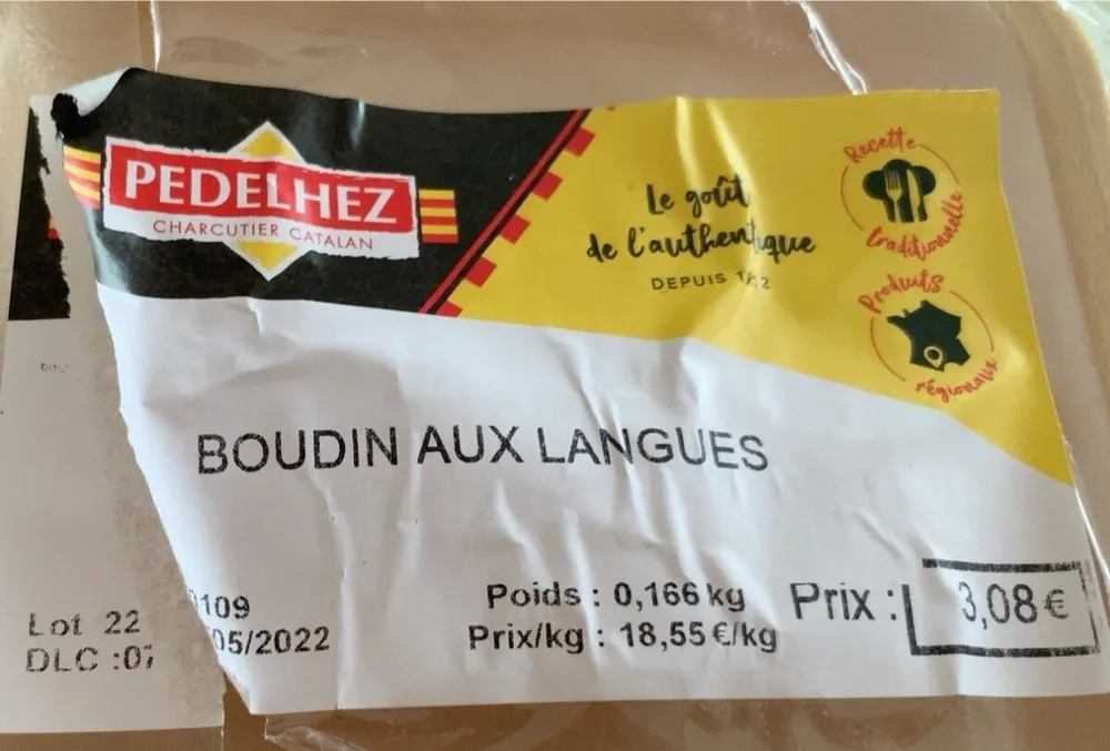 Boudin aux langues