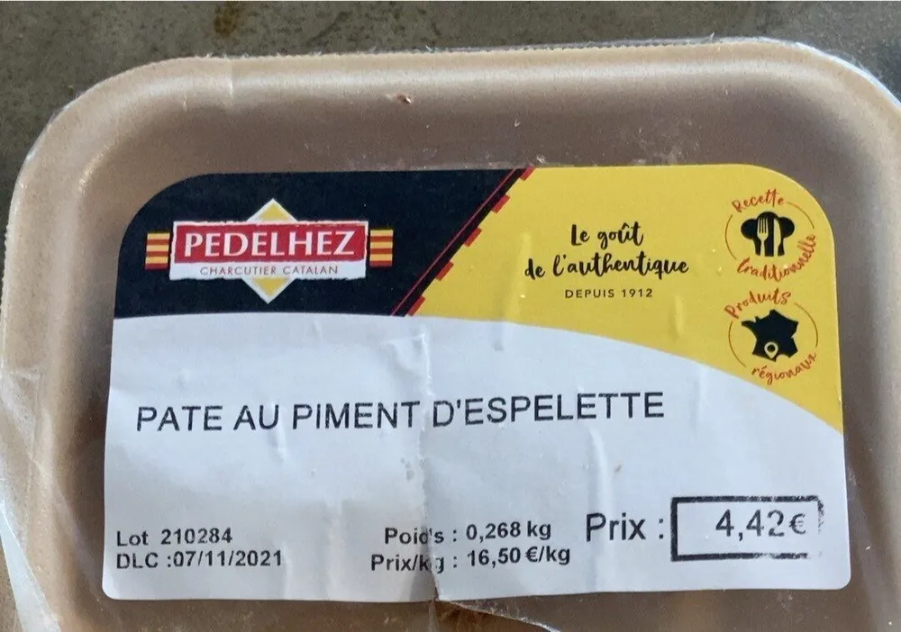 Pâté au piment d'Espelette