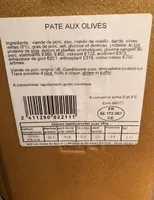 Pate aux olives