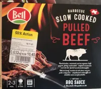 Slow cooked pulled beef