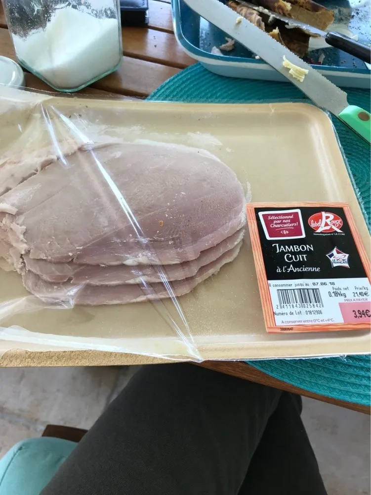 Jambon cuit a l'ancienne label rouge