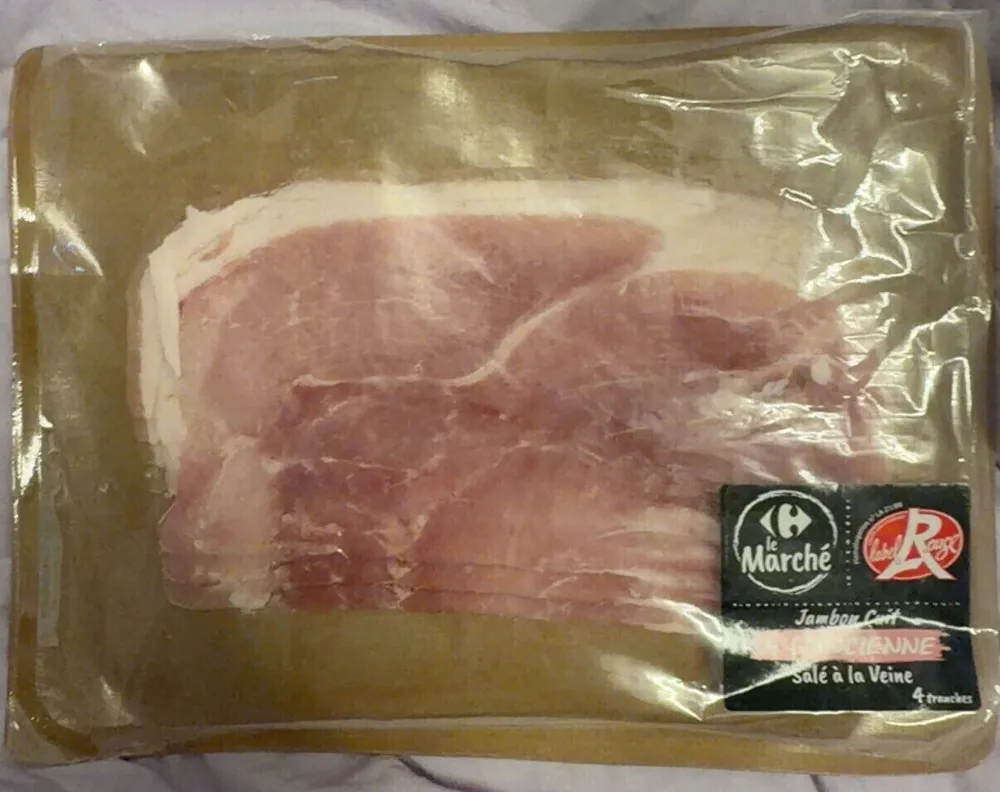 Jambon cuit à l’ancienne label rouge avec couenne