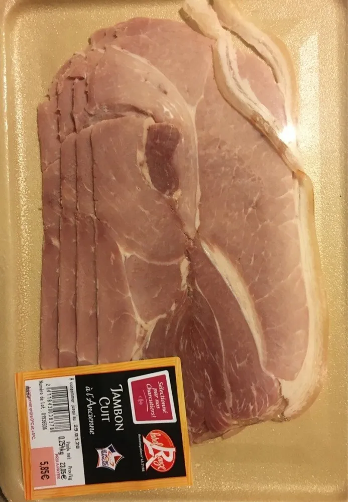 Jambon cuit a l'ancienne label rouge