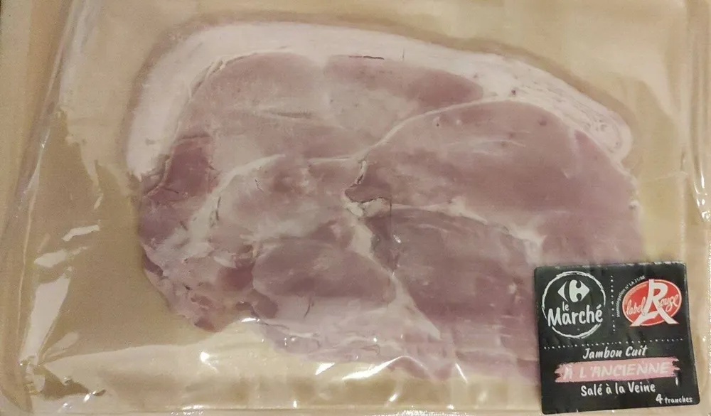 Jambon cuit à l'ancienne label rouge